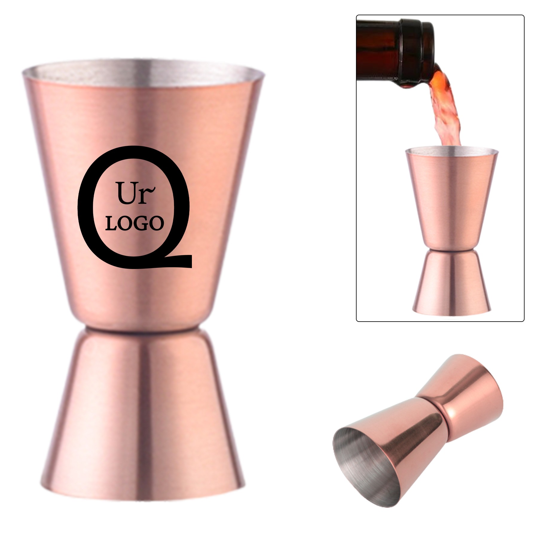 1Oz/0.5Oz Cocktail Double Measuring Cup