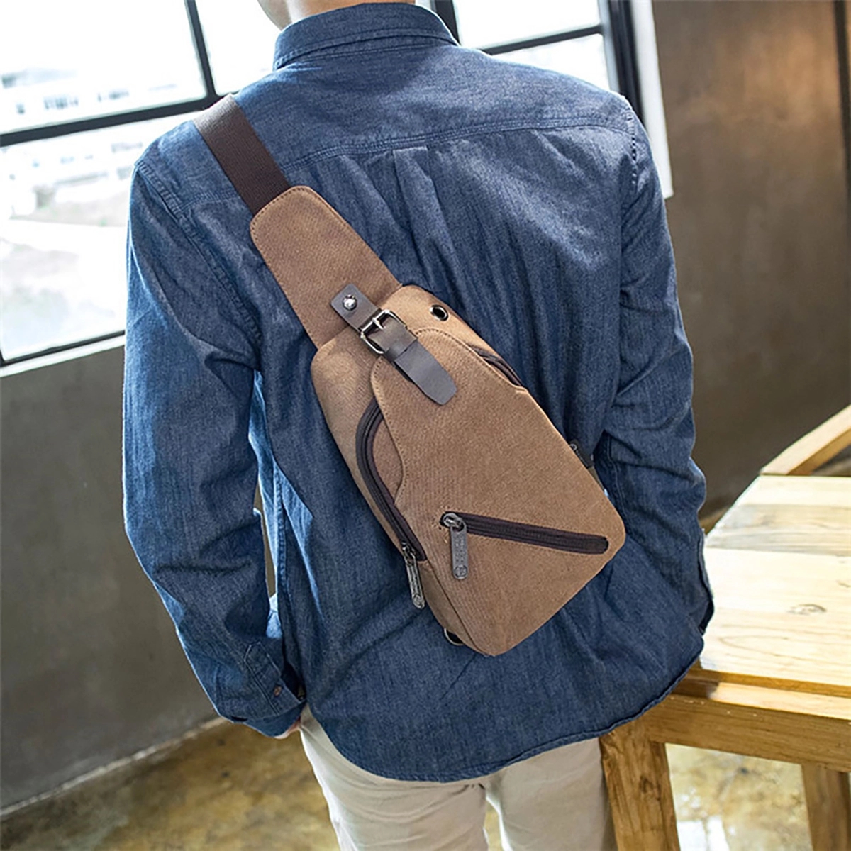 Canvas Vintage Sling Bag 4