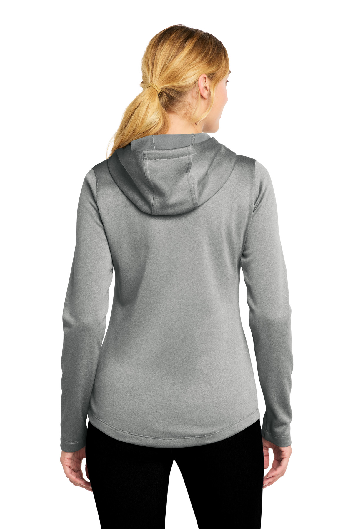 Sport-Tek Women's PosiCharge Sport-Wick Heather Fleece Hooded Pullover. LST264 22