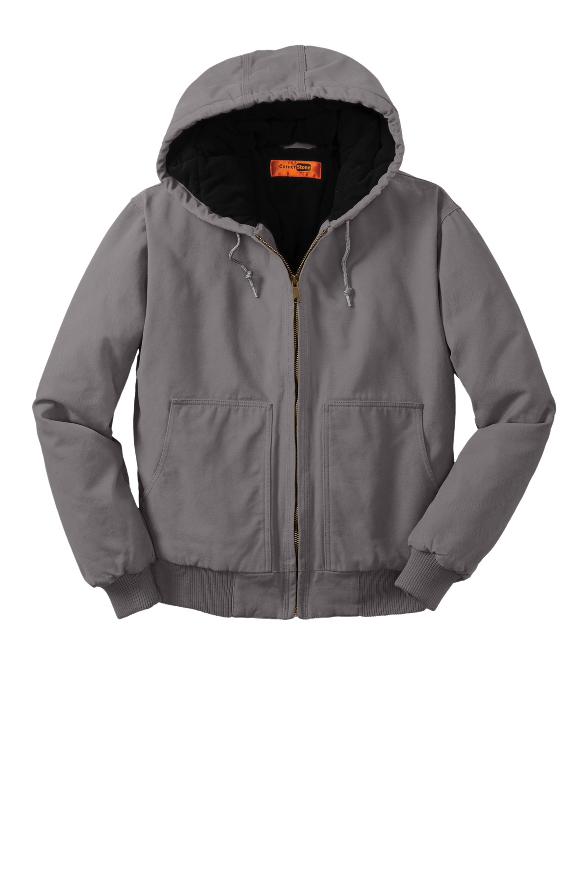 CornerStone Washed Duck Cloth Insulated Hooded Work Jacket. CSJ41 28