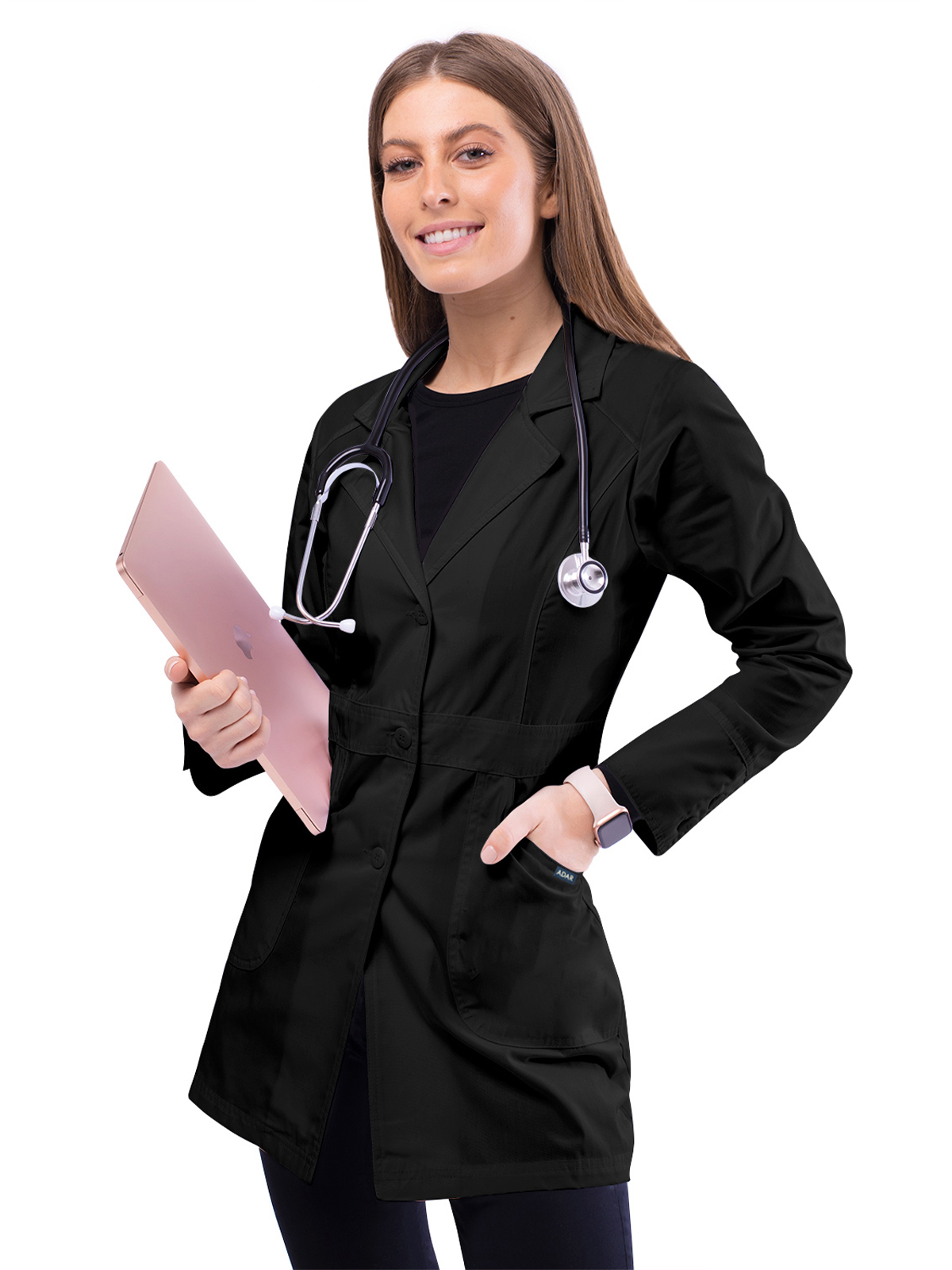 Adar - Universal - Women's Multi-Pocket 32" Perfection Lab Coat 7