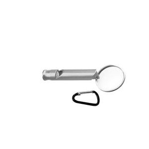 Compact Aluminum Alloy Whistle With Carabiner Attachment 19