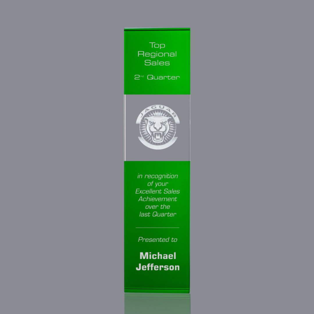 Araceli Tower 3D Award - Green 8