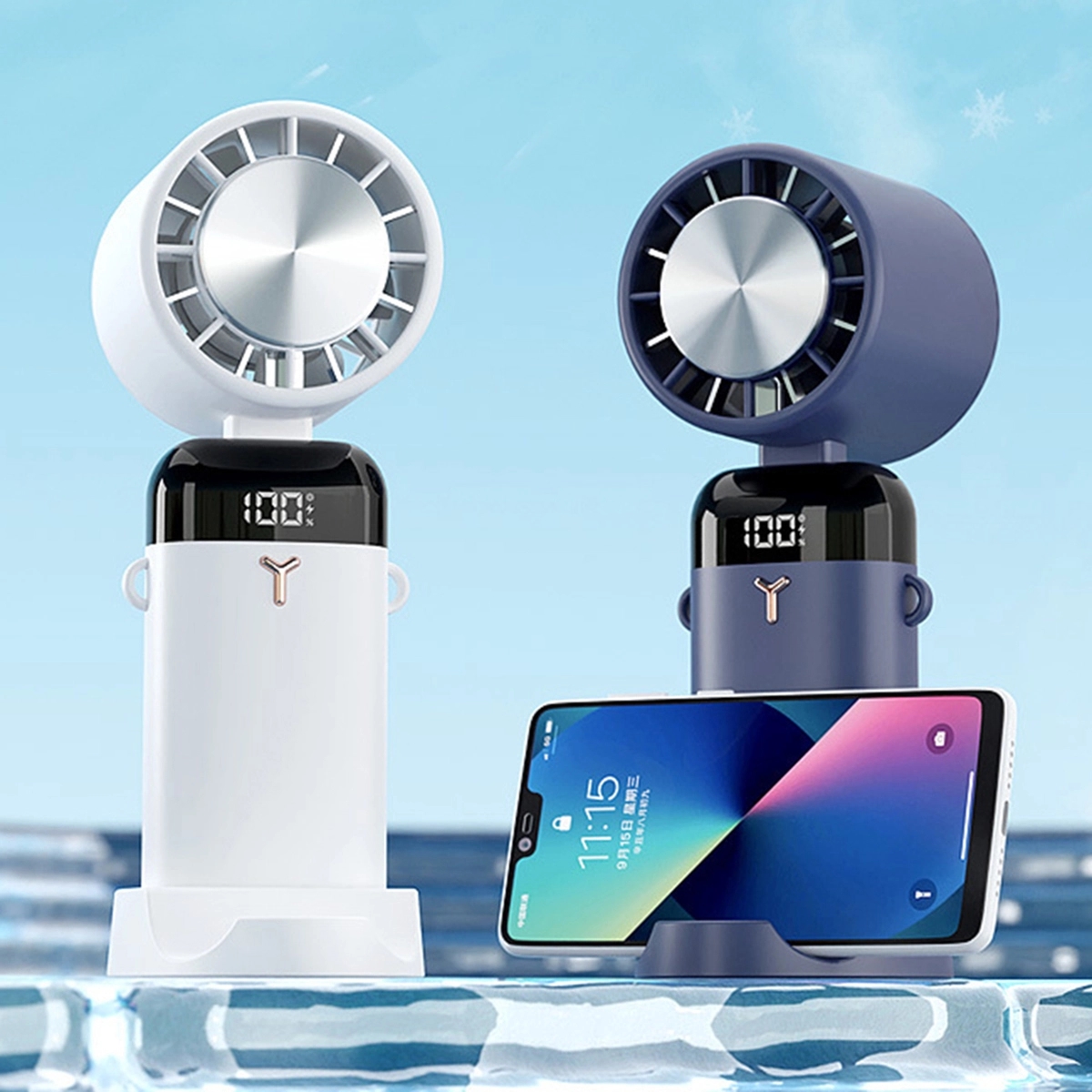 Mini Fan with Phone Stand 5