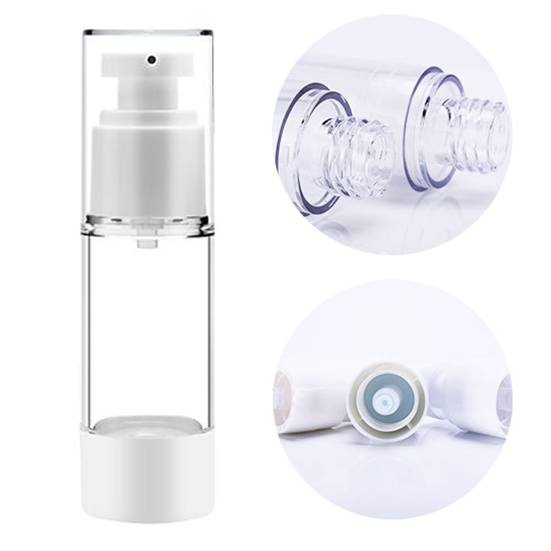 Vacuum Spray Bottle Refillable Liquid Containers 30ml 1