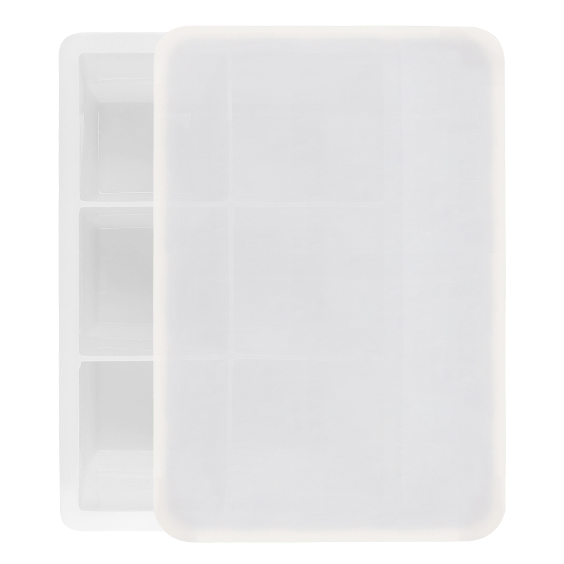 6 Flexible Silicone Ice Cube Trays 2