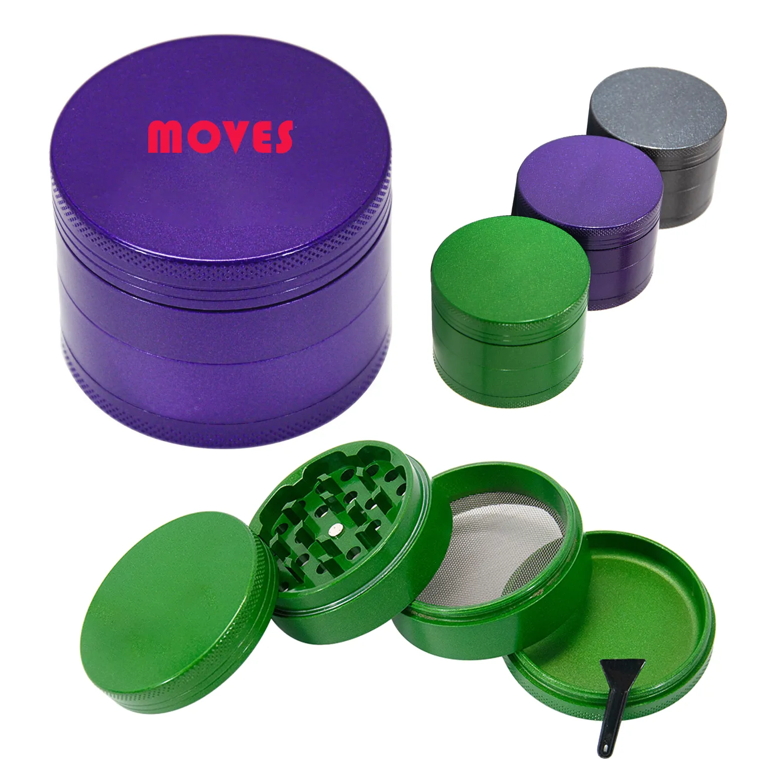 4 Piece Metal Grinders 2