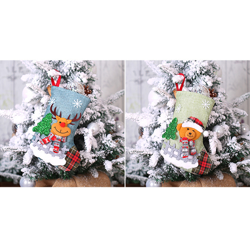 Small Christmas Candy Sock Gift Bag 6