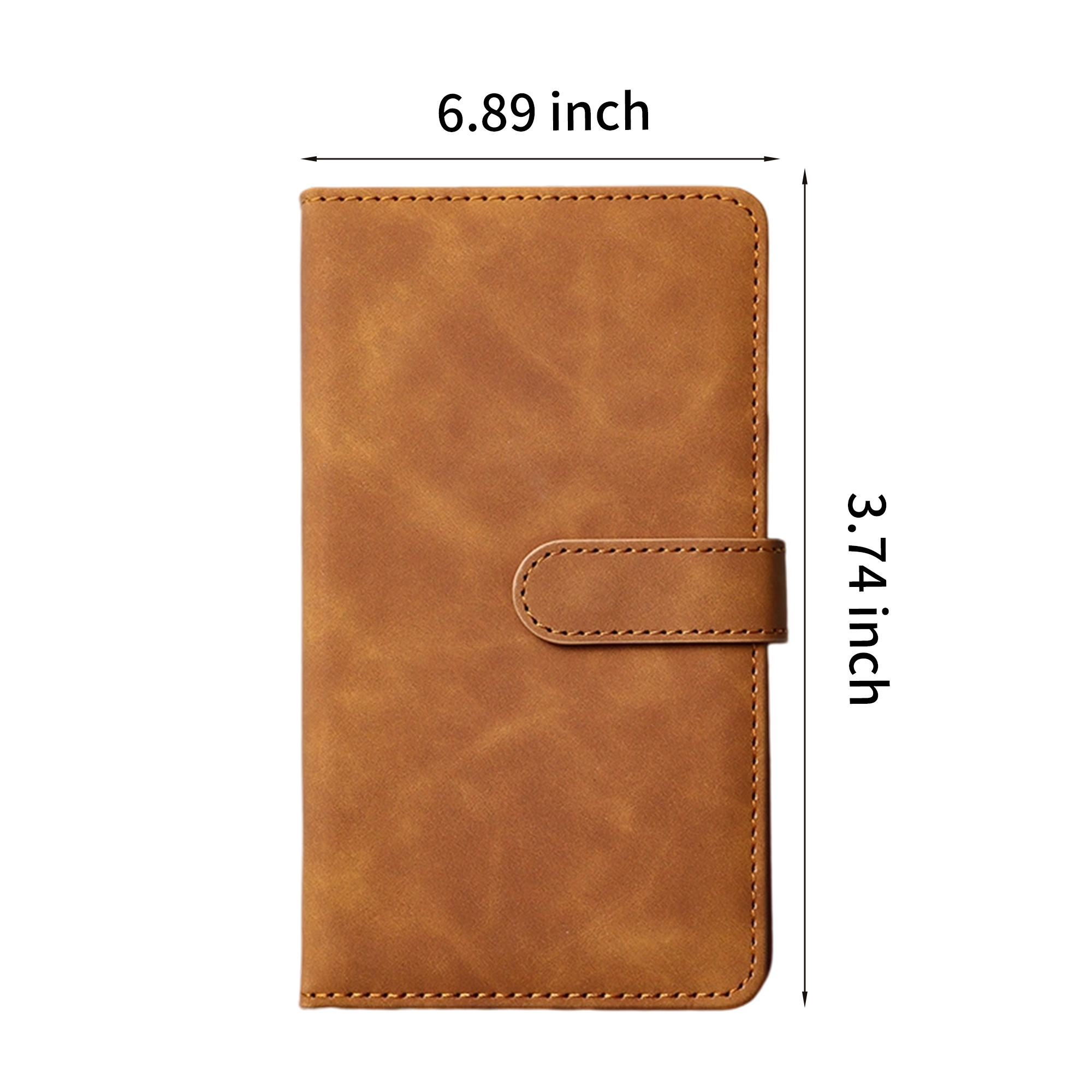 A6 Lined Notebook With Soft Cover 6.89" x 3.74" 19