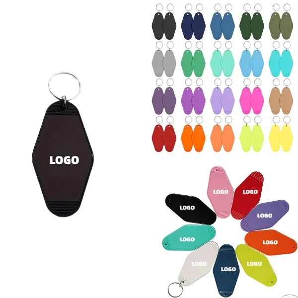 Vintage Plastic Diamond Key Tag 6