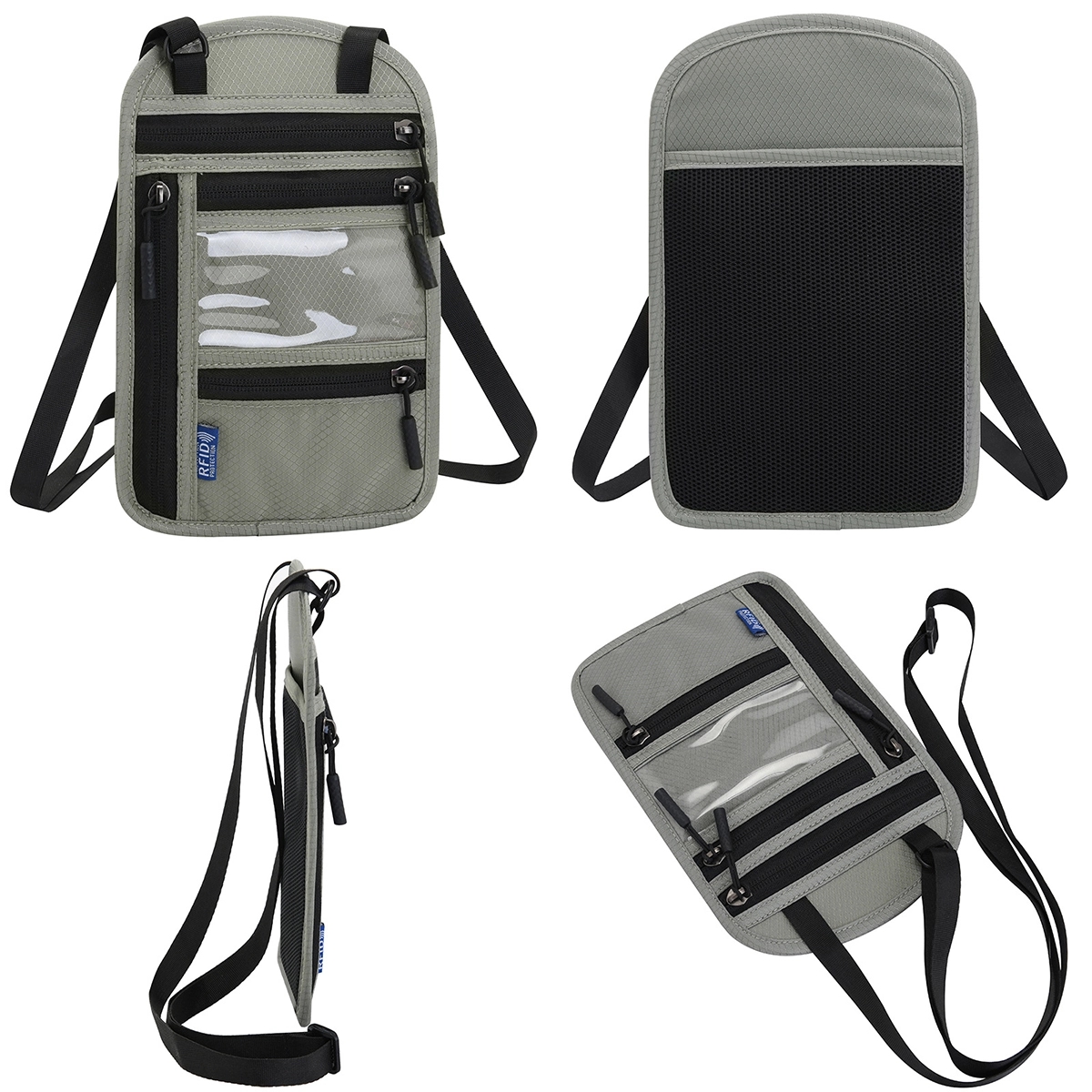 RFID Neck Pouch Passport Holder 4