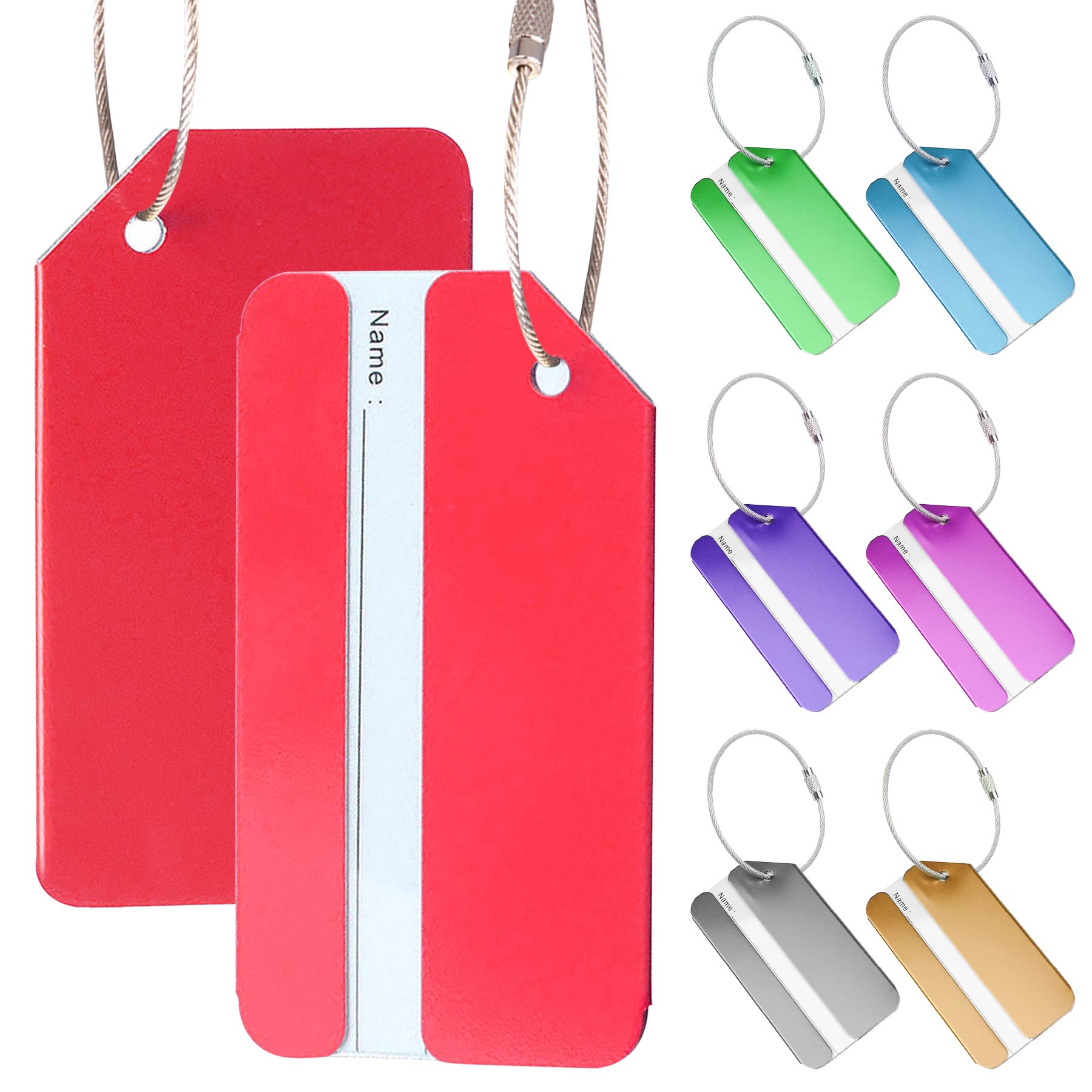 Aluminum Alloy Luggage Tags 2