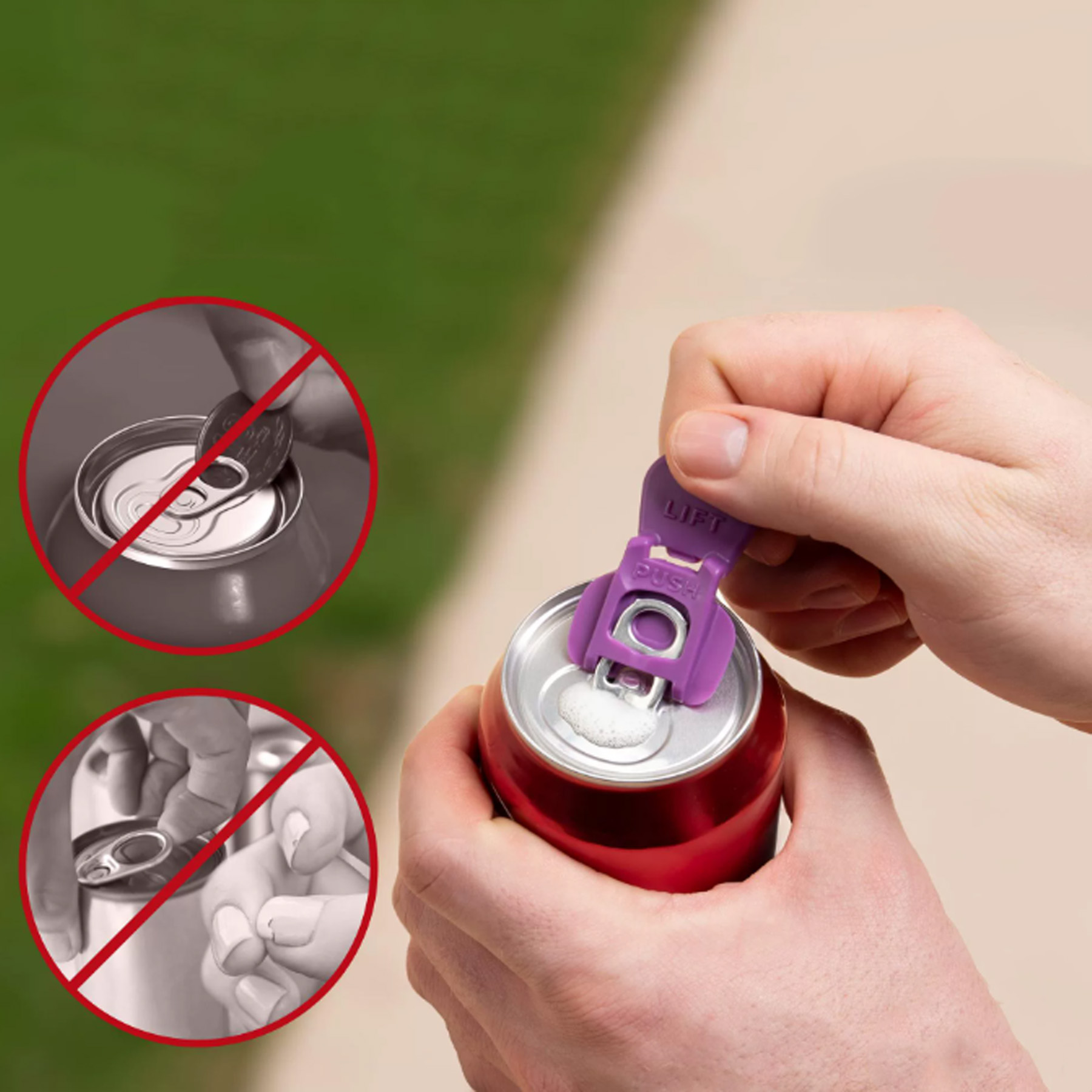 6-Piece Durable Plastic Can Opener 4