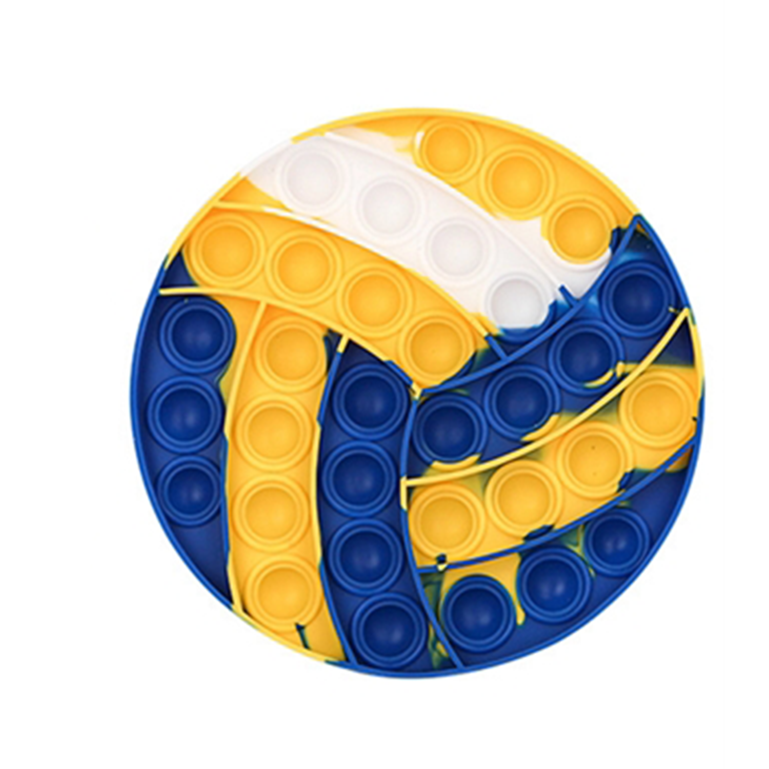 Silicone Volleyball Shaped Push Pop Bubble Toy 4