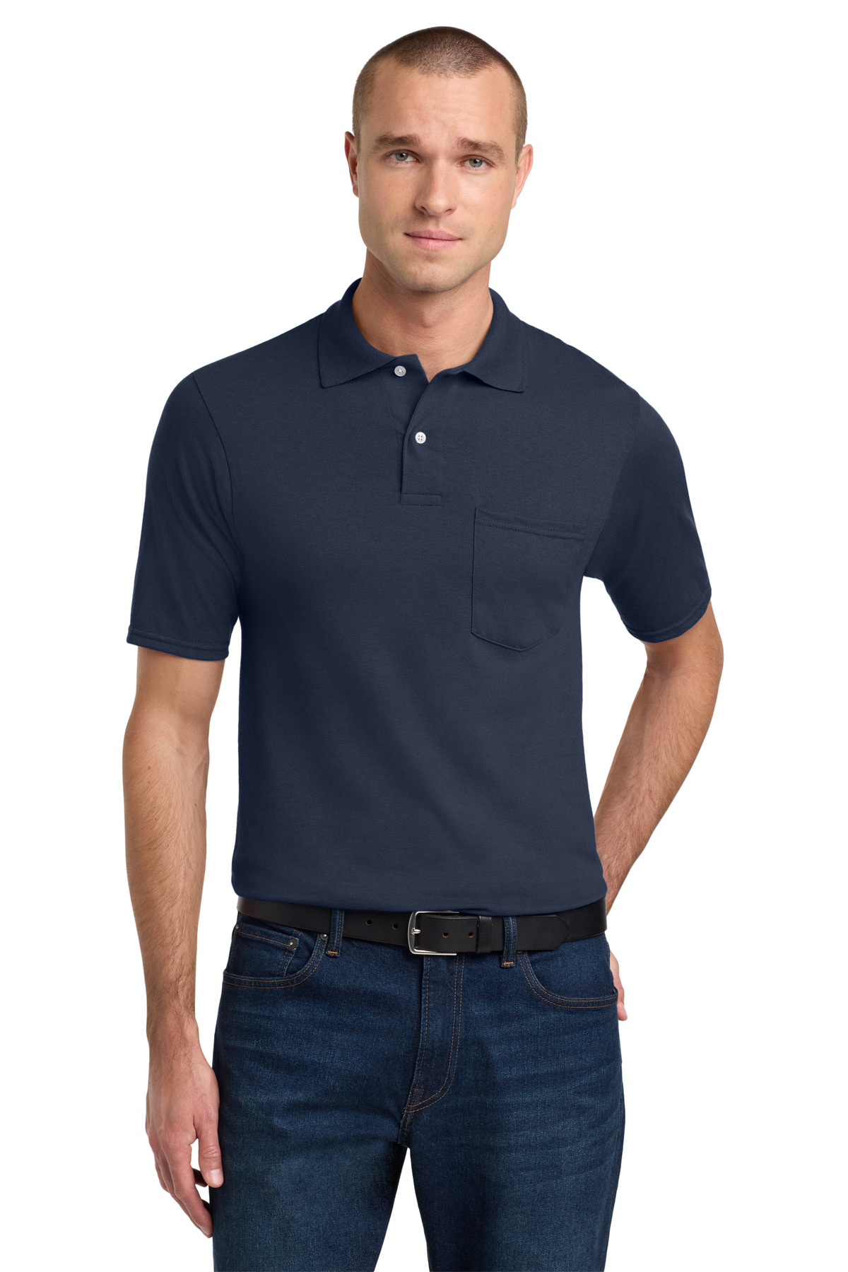 Jerzees Dri-Power Pocket Sport Shirt. 436MP 64