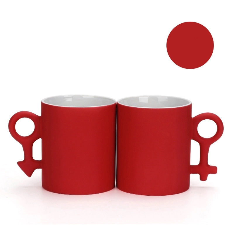 11 oz. Color Changing Ceramic Mug for Couples 5