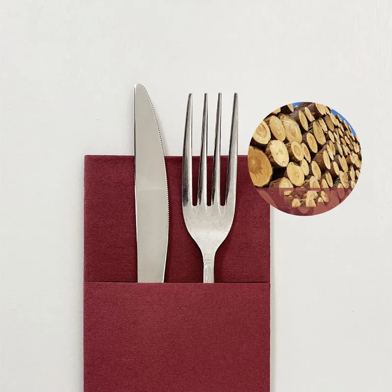 15.75"x15.75" Dust-Free Napkins For Cafe 3