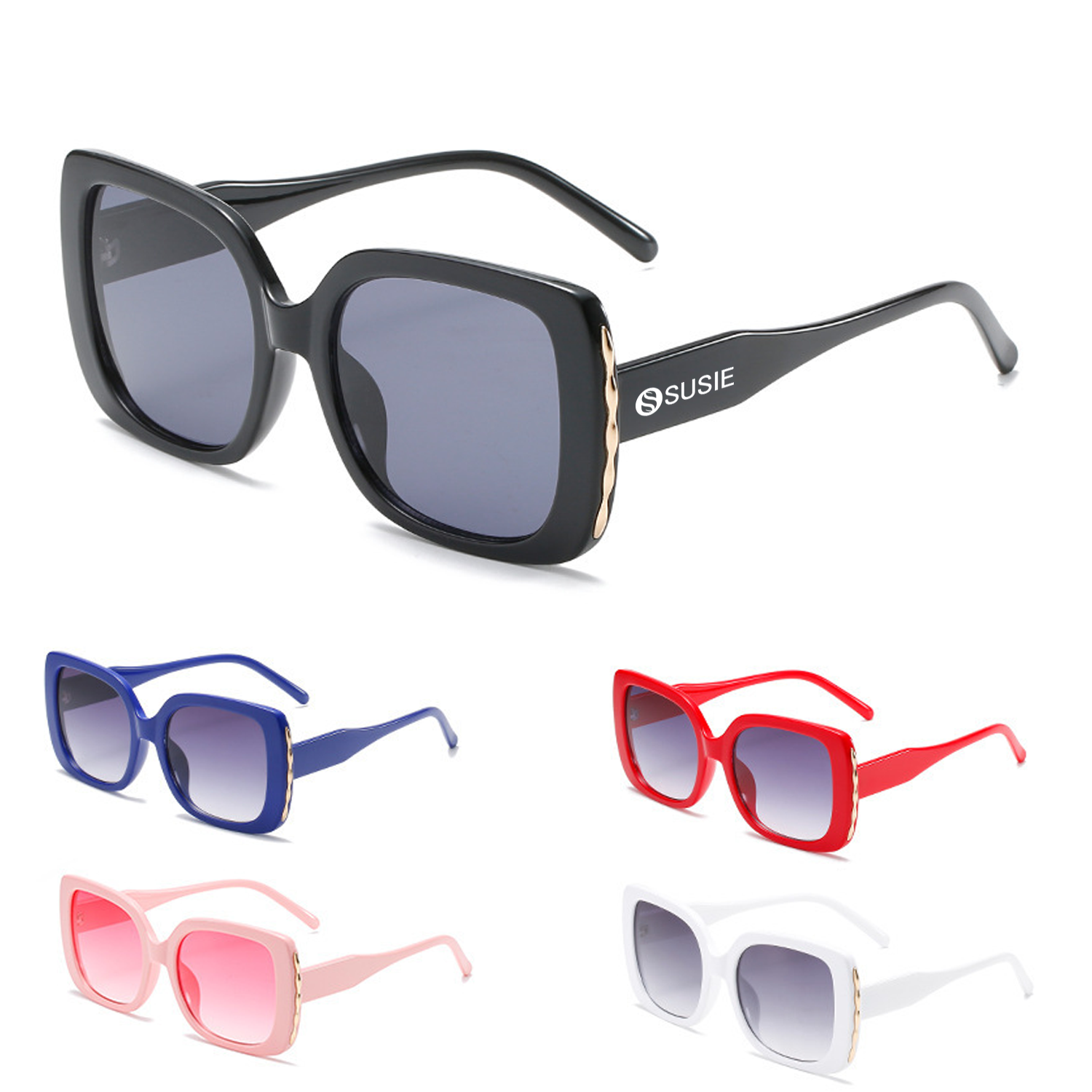 Oversized Square Frame Sunglasses