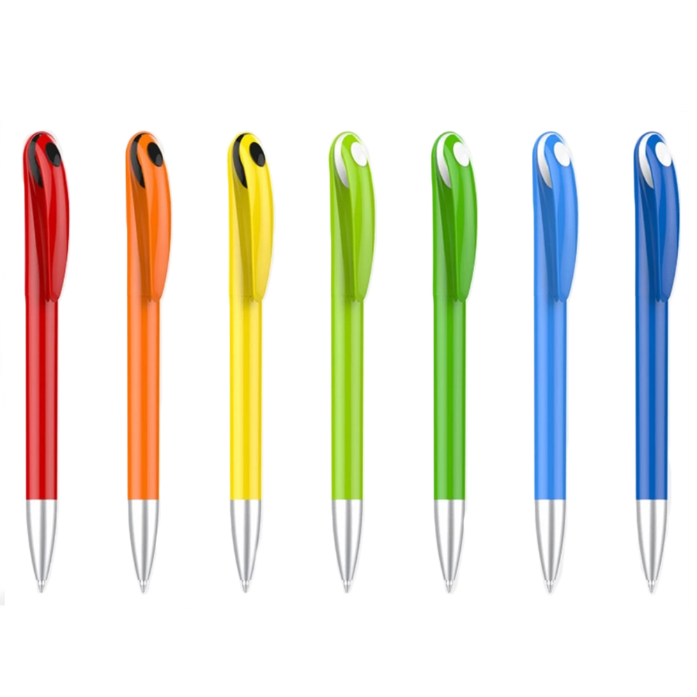 Colorful Twist Action Plastic Pen 5