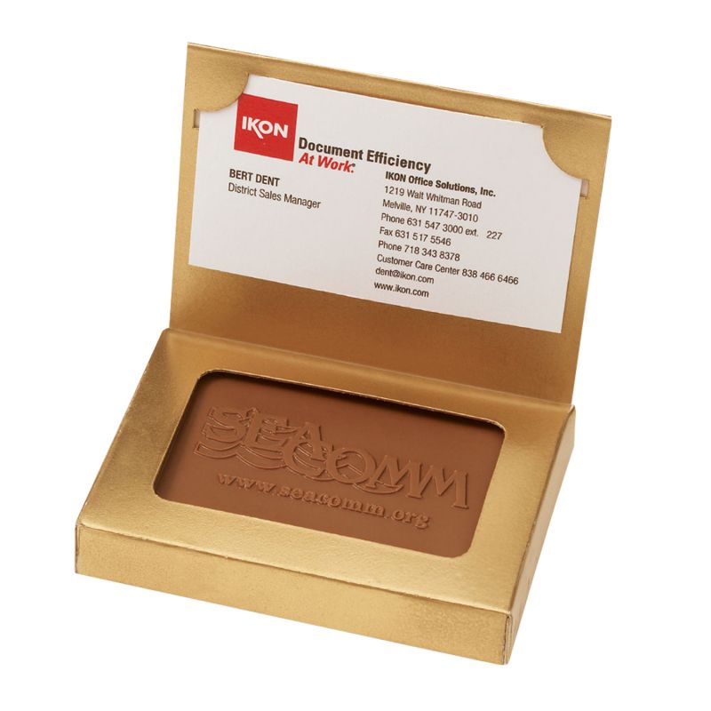 Custom Chocolate Cookies - Cookie Business Card Box 2