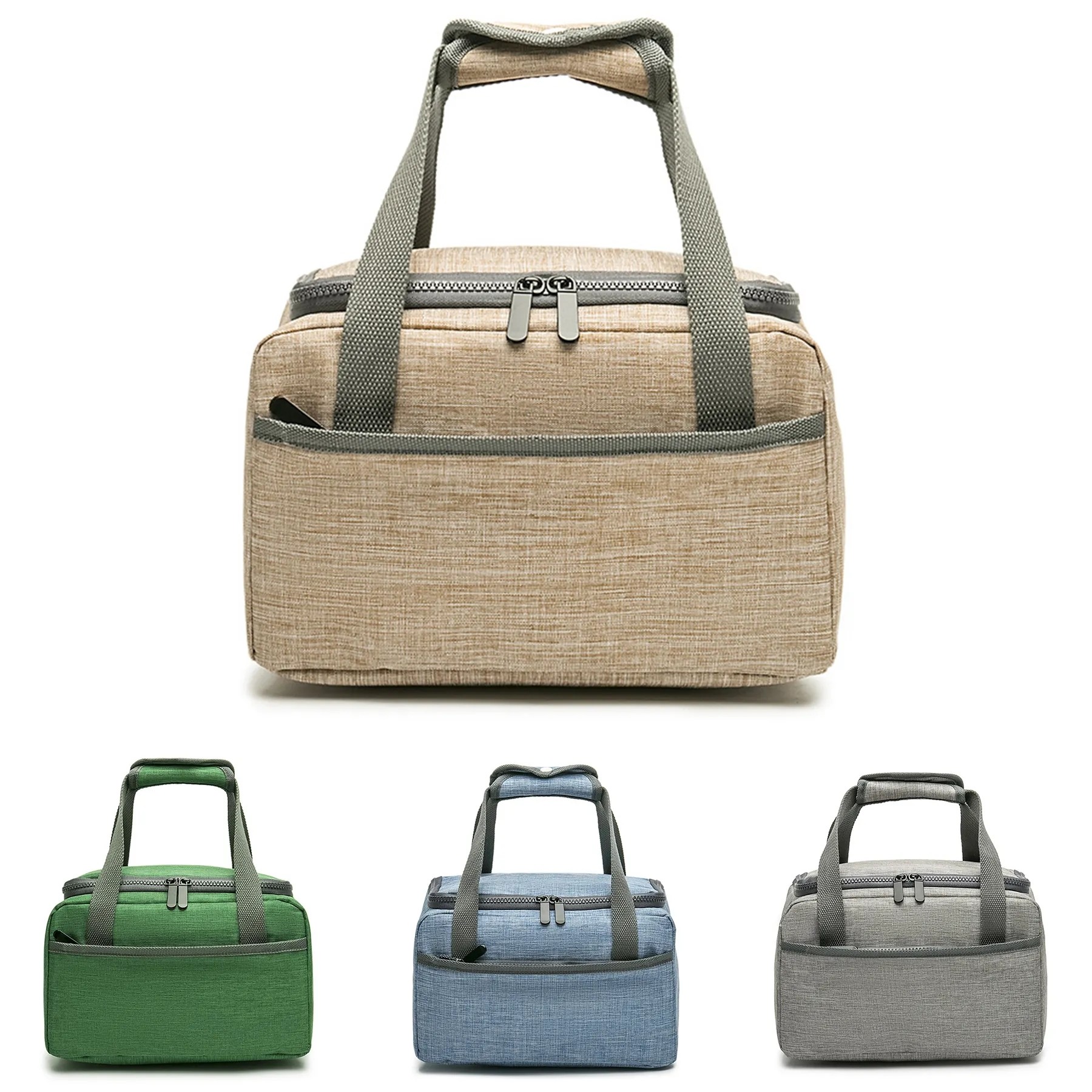 Portable Thermal Insulation Bag W/Two-Way Zippers 5