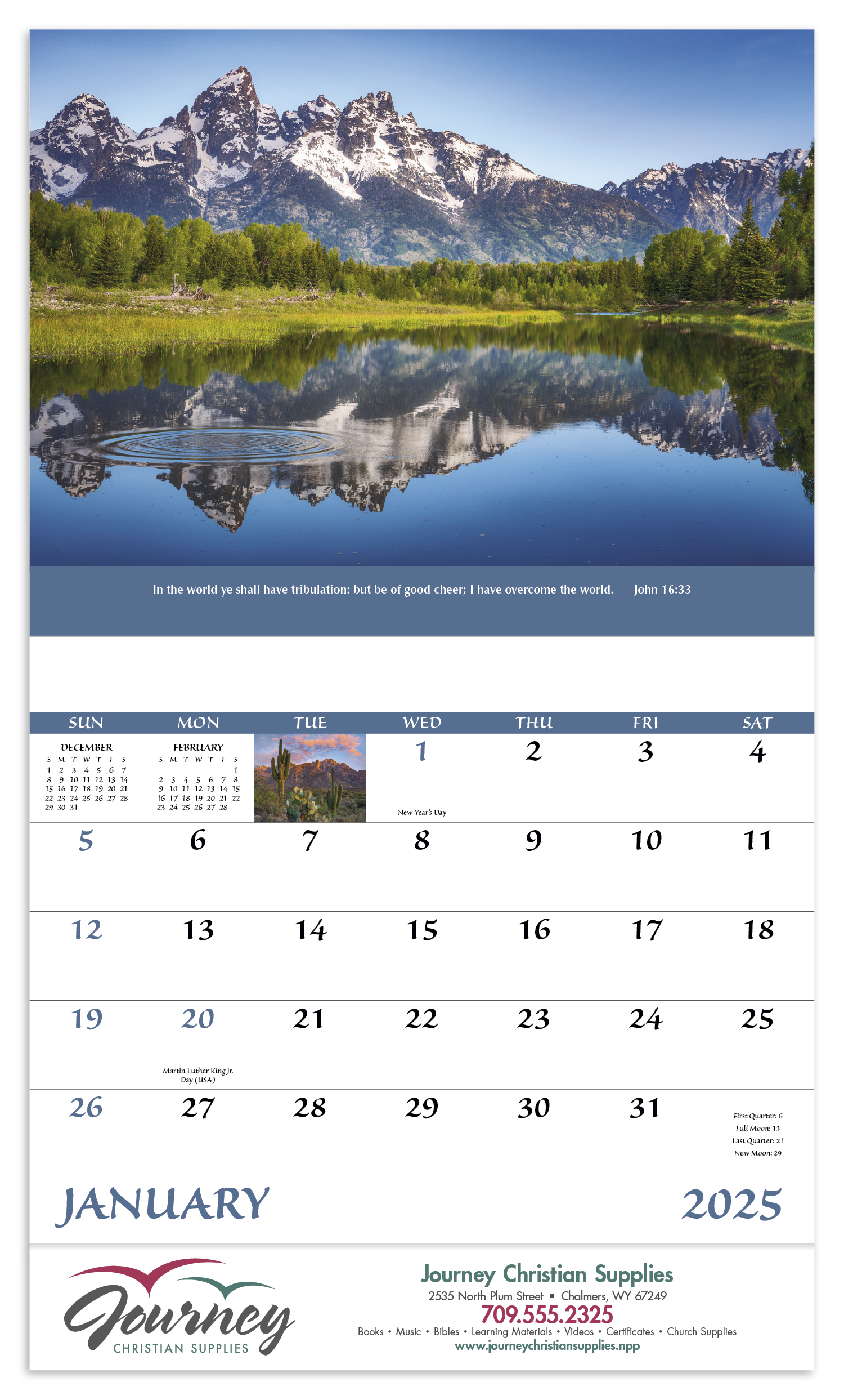 Good Value™ Everlasting Word - Stapled Calendar 26