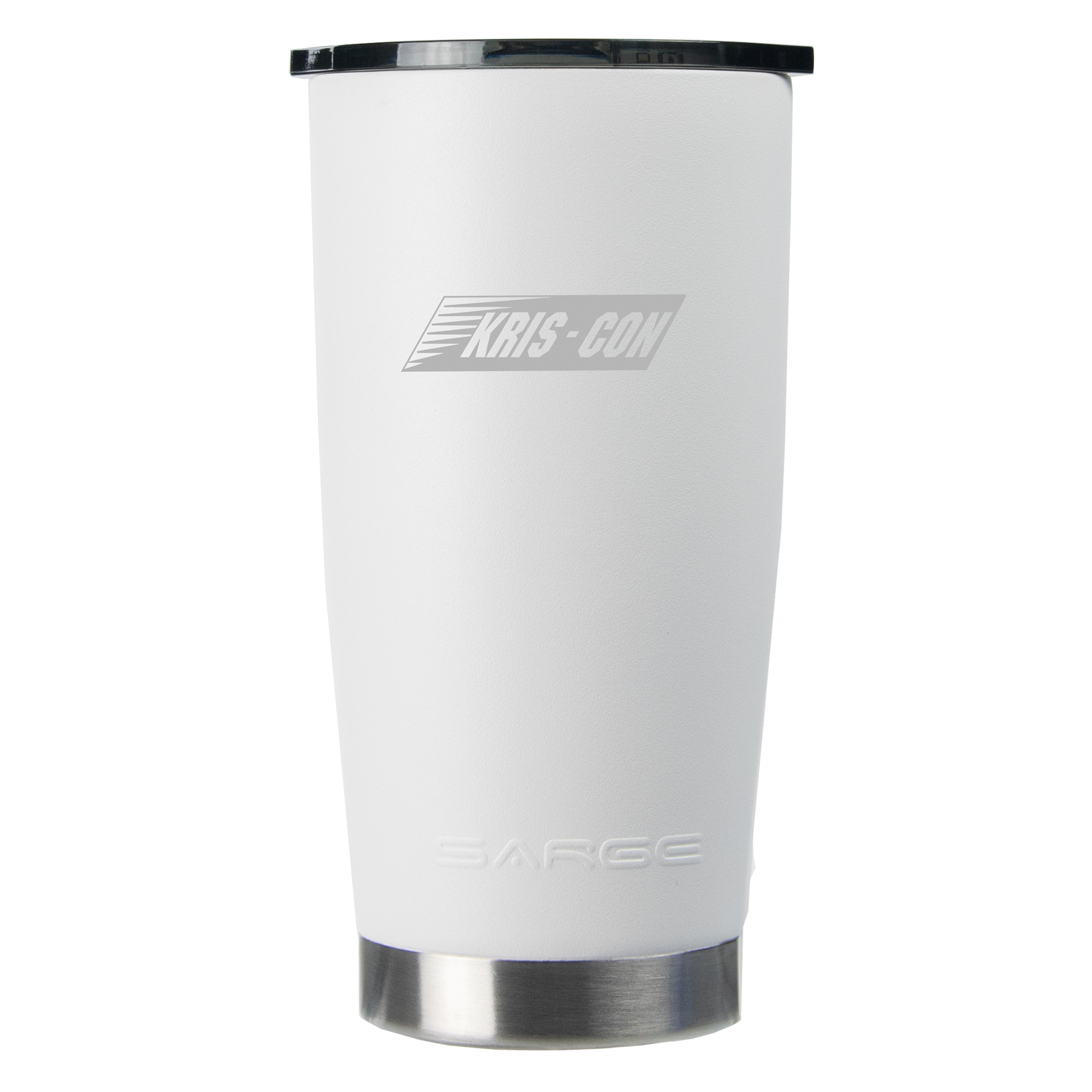 20oz White Gator Coated Desert Cup 1