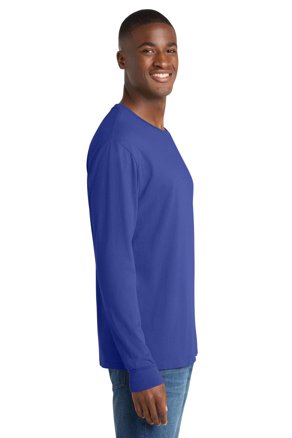 Port & Co Beach Wash Garment-Dyed Long Sleeve Tee PC099LS 103