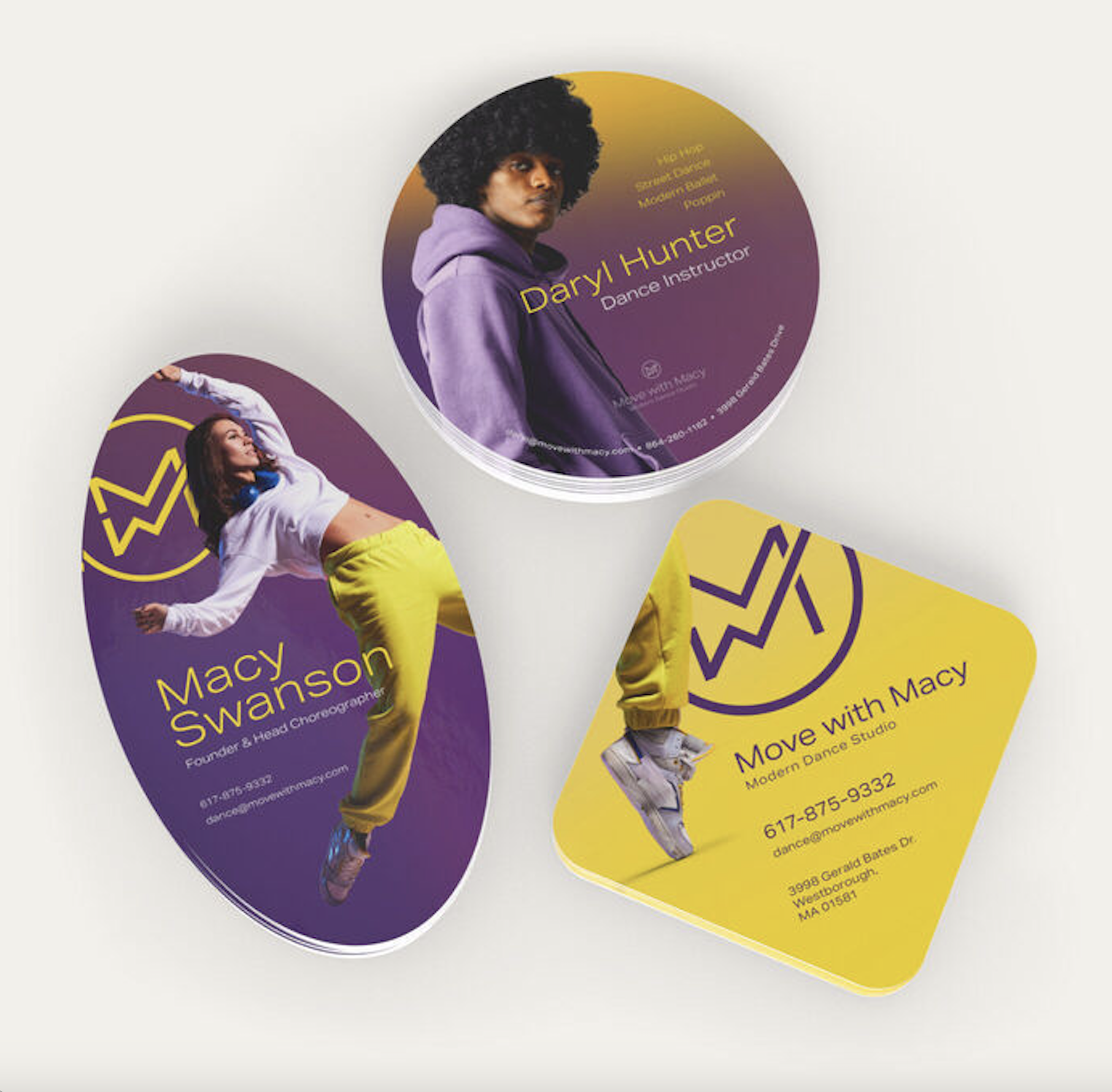 Die-cut Business Cards 1