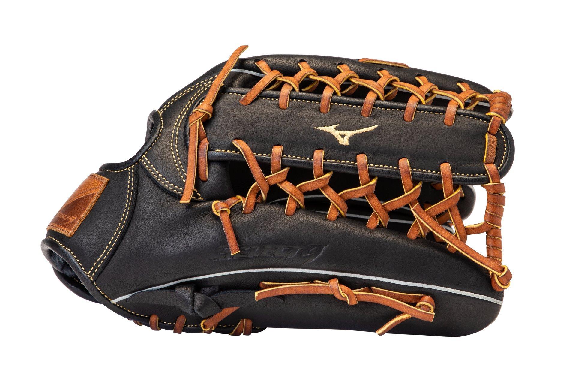 Select 9 Outfield Baseball Glove 12.5", Ichiro Web, BioSoft Leather, Center Pocket Design 1