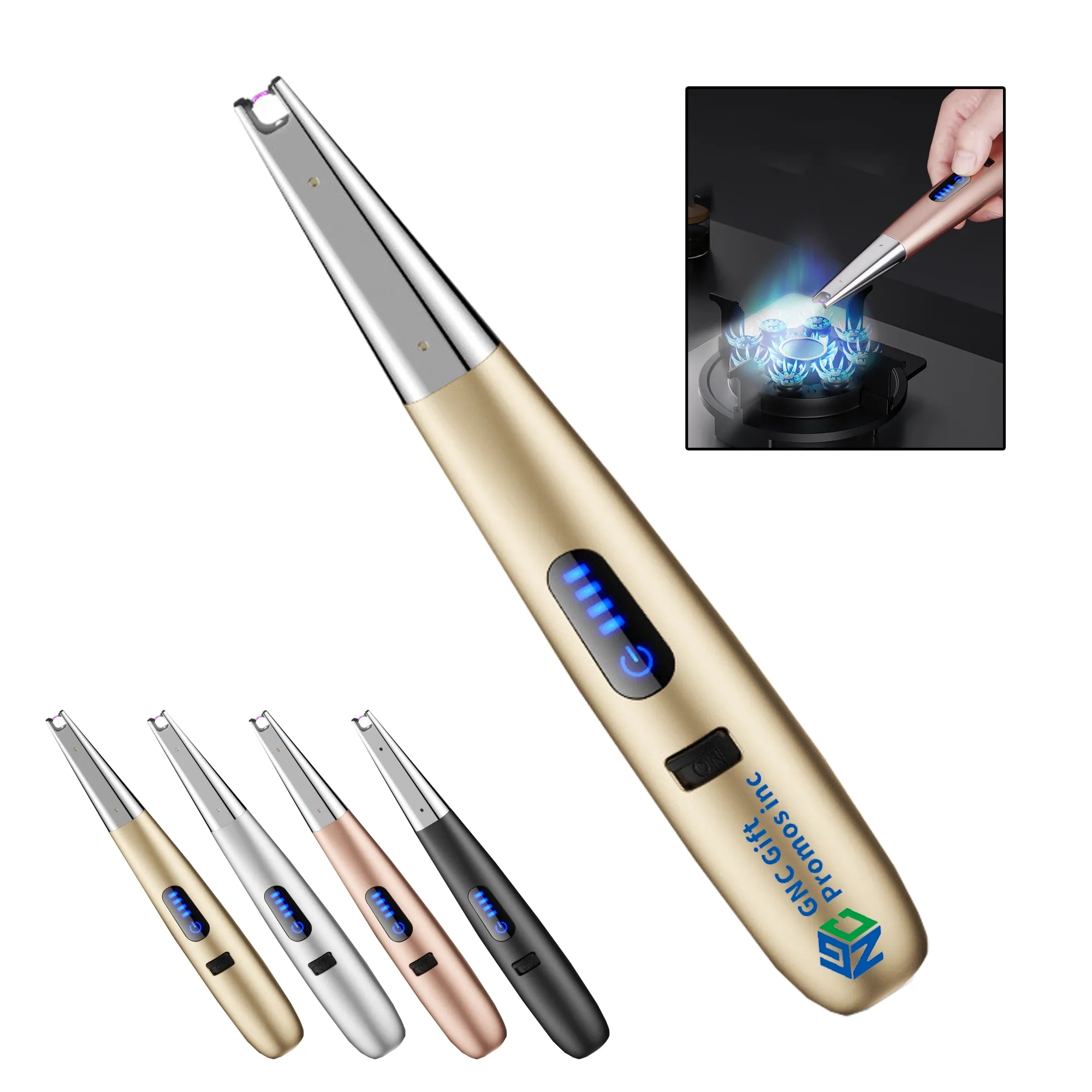 New Kitchen Arc Igniter with Led Lighting, custom kitchen gadget with logo imprint 6