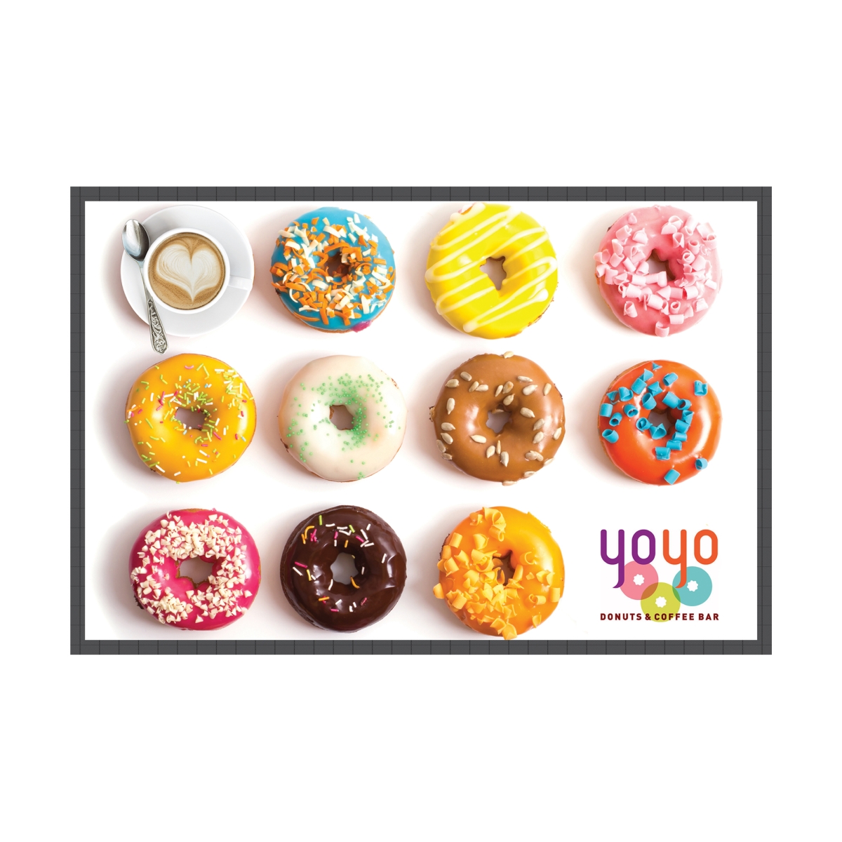 Door Mat, Rubber backing (36"x24")