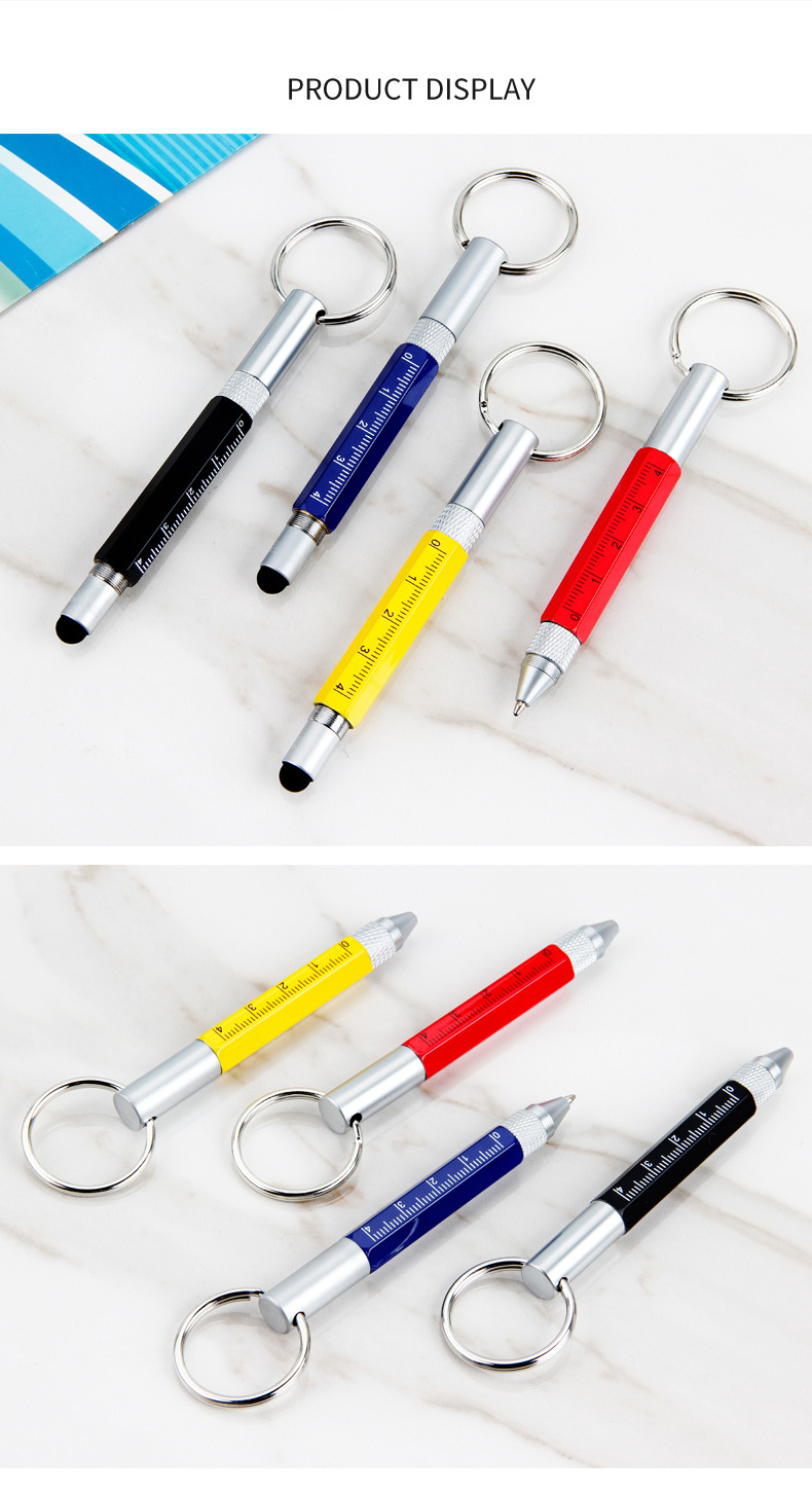 Mini Tool Pen Multifunctional Creative Capacitive Pen / Carabiner 9