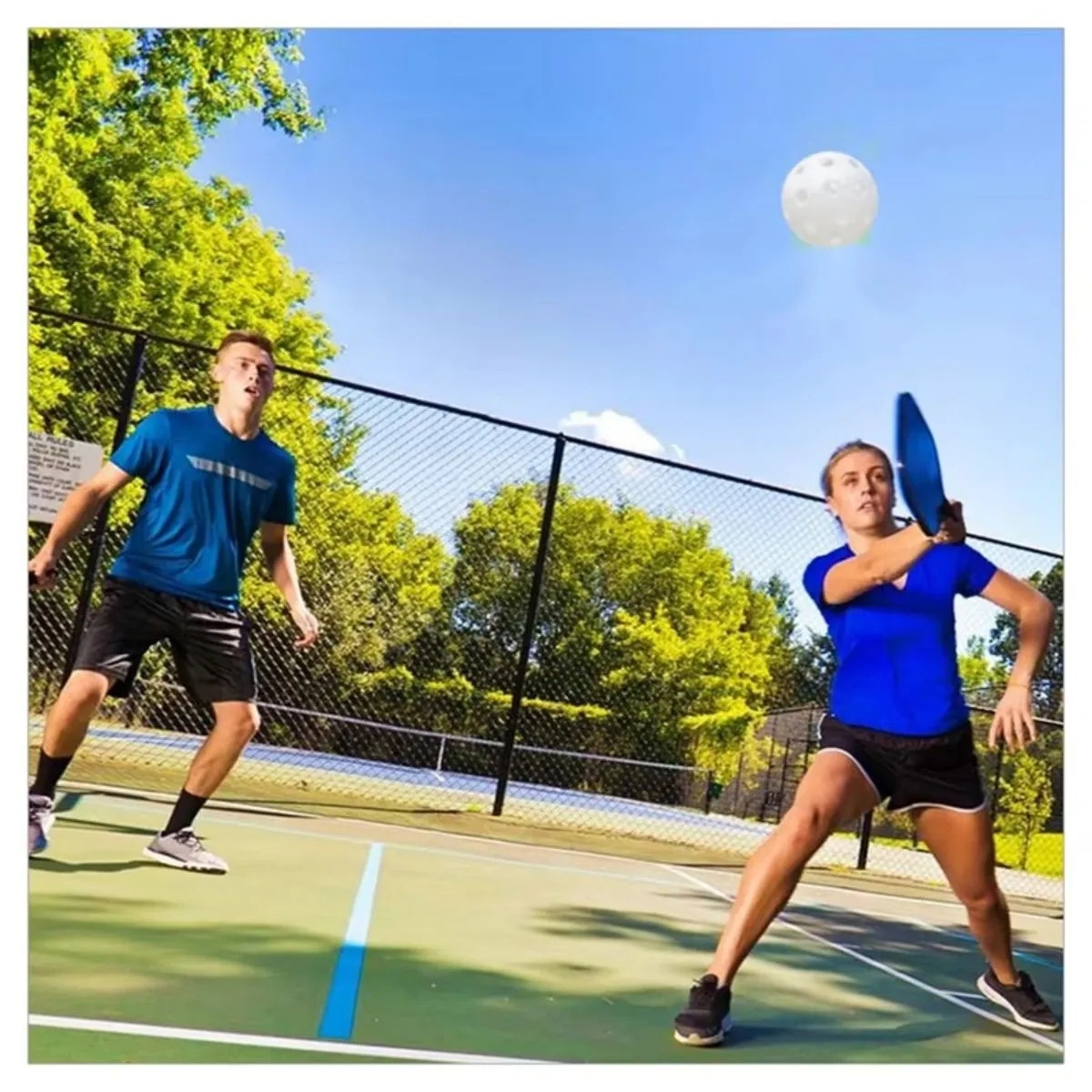 Standard 40 Hole Outdoor Pickleball 5
