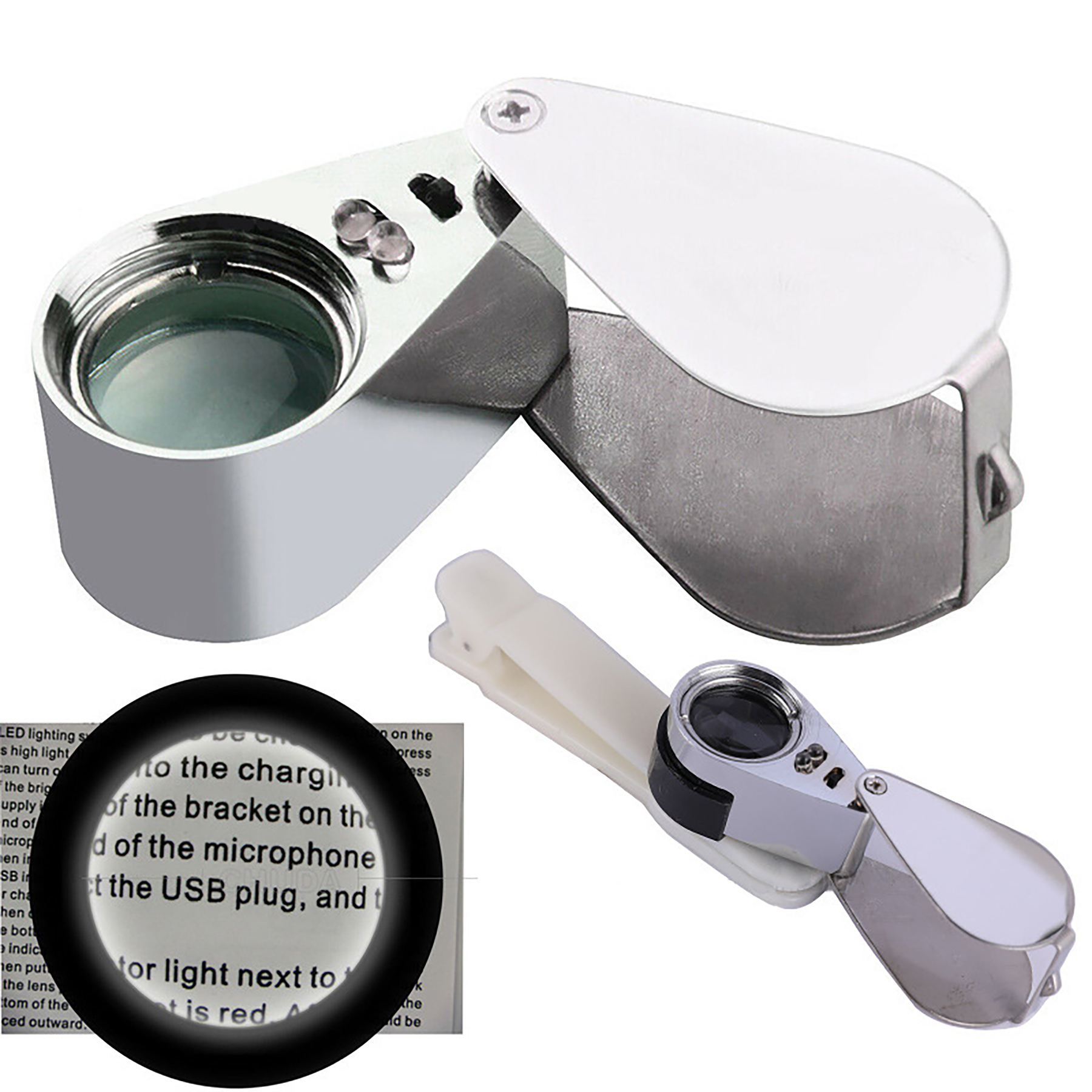 30X Full Metal Jewelry Loop Magnifier 3