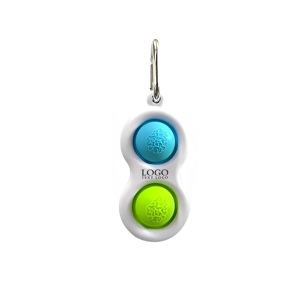 Push Pop Bubble Fidget Toy Keychains 2