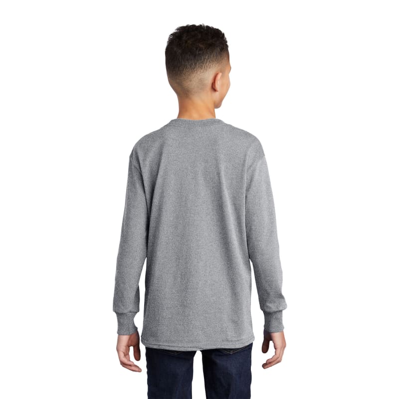 Port & Company Youth Long Sleeve Core Cotton Tee. 20