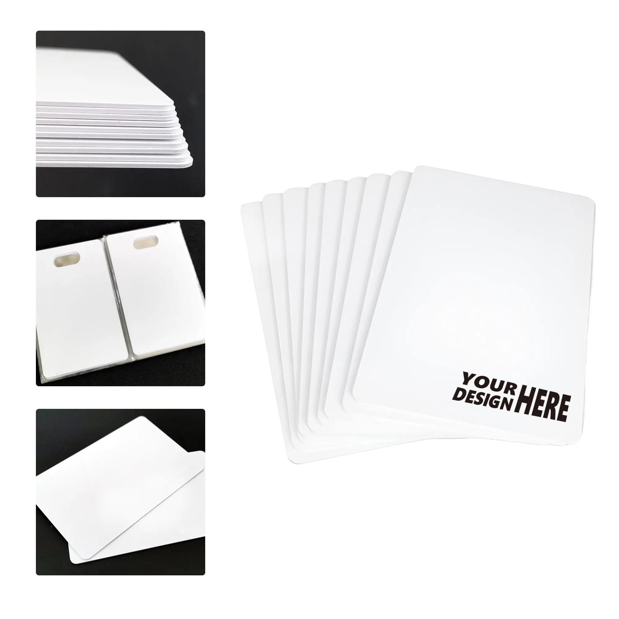 MOQ50 Custom Fudan IC White Card
