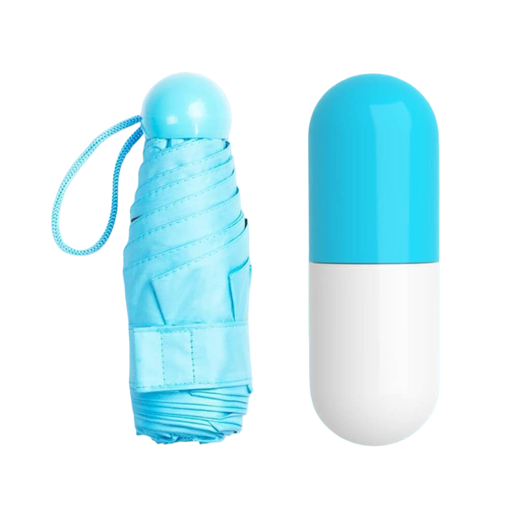 Mini Capsule Case Travel Umbrella 33" Length X 33" Width X 21" Height 5