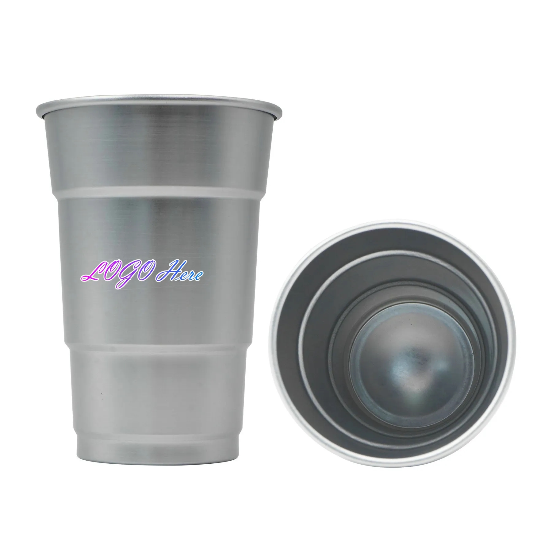 16oz Outdoor Camping Aluminum Cup 2