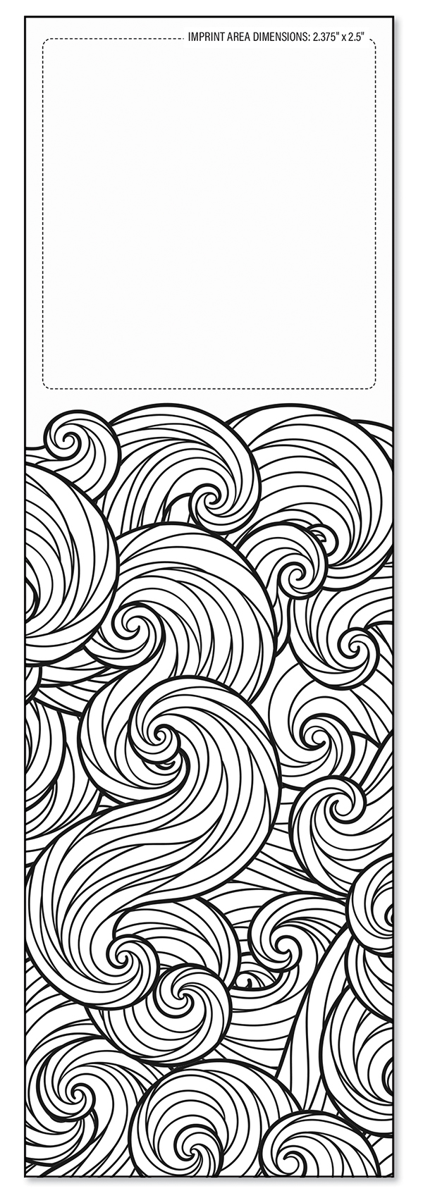 COLORING BOOKMARK - ZenDoodle Bookmark 2