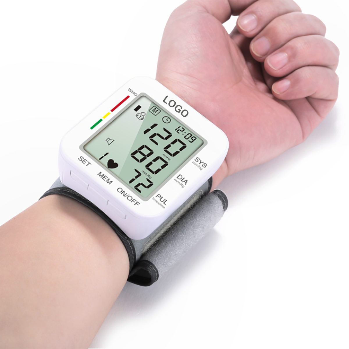 Blood Pressure Monitor With Large LCD Display 2