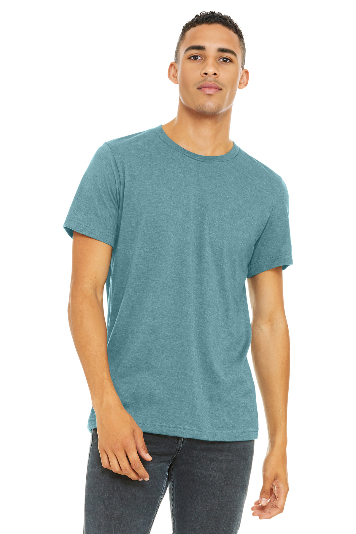 BELLA+CANVAS Unisex Heather CVC Short Sleeve Tee. BC3001CVC 294