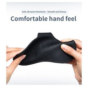 Portable Soft Genuine Leather Glasses Case 5