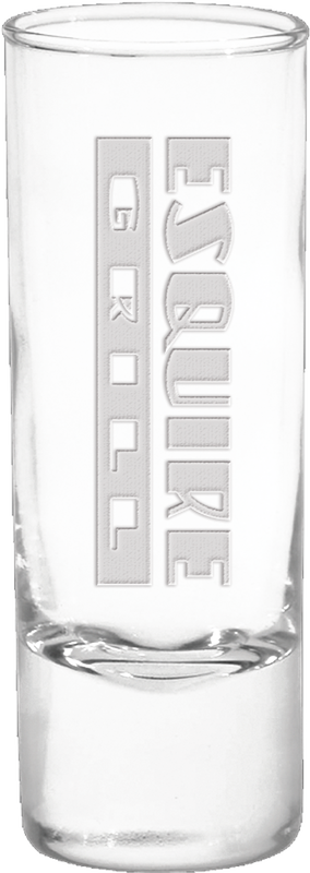 2 oz Shooter Shot Glass - Deep Etched