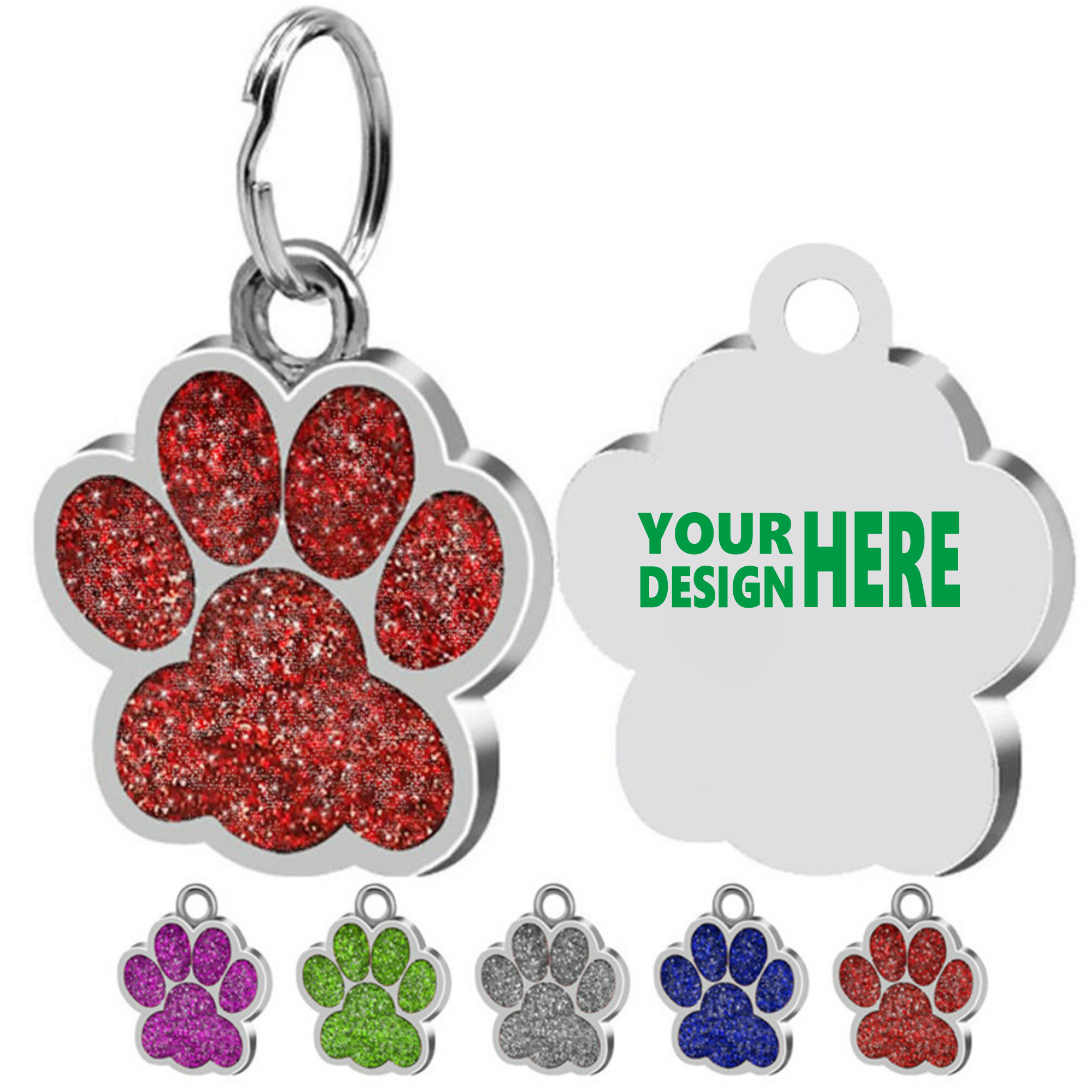 Stainless Steel Dog Paw Trim 2