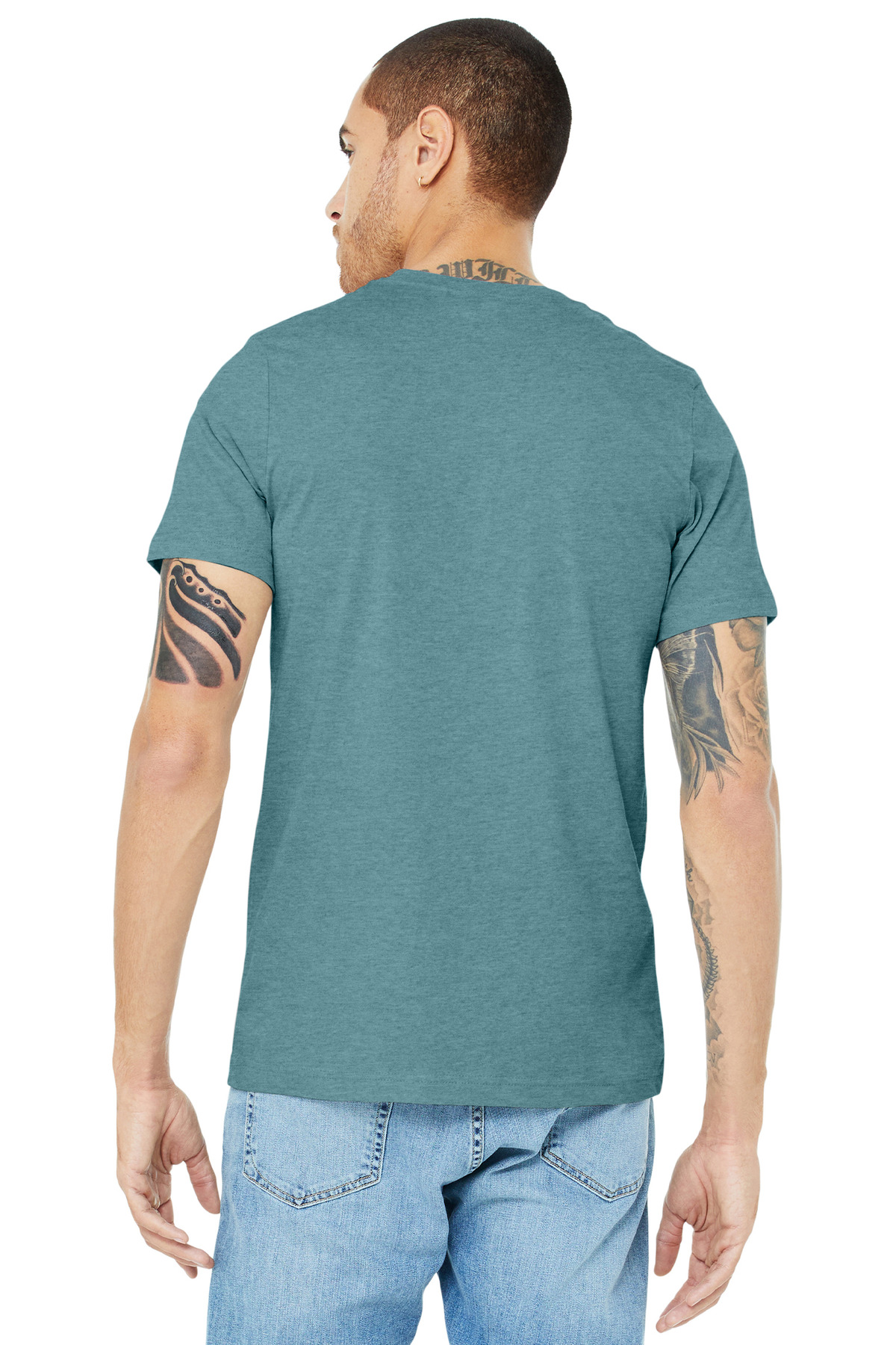 BELLA+CANVAS Unisex Heather CVC Short Sleeve Tee. BC3001CVC 369