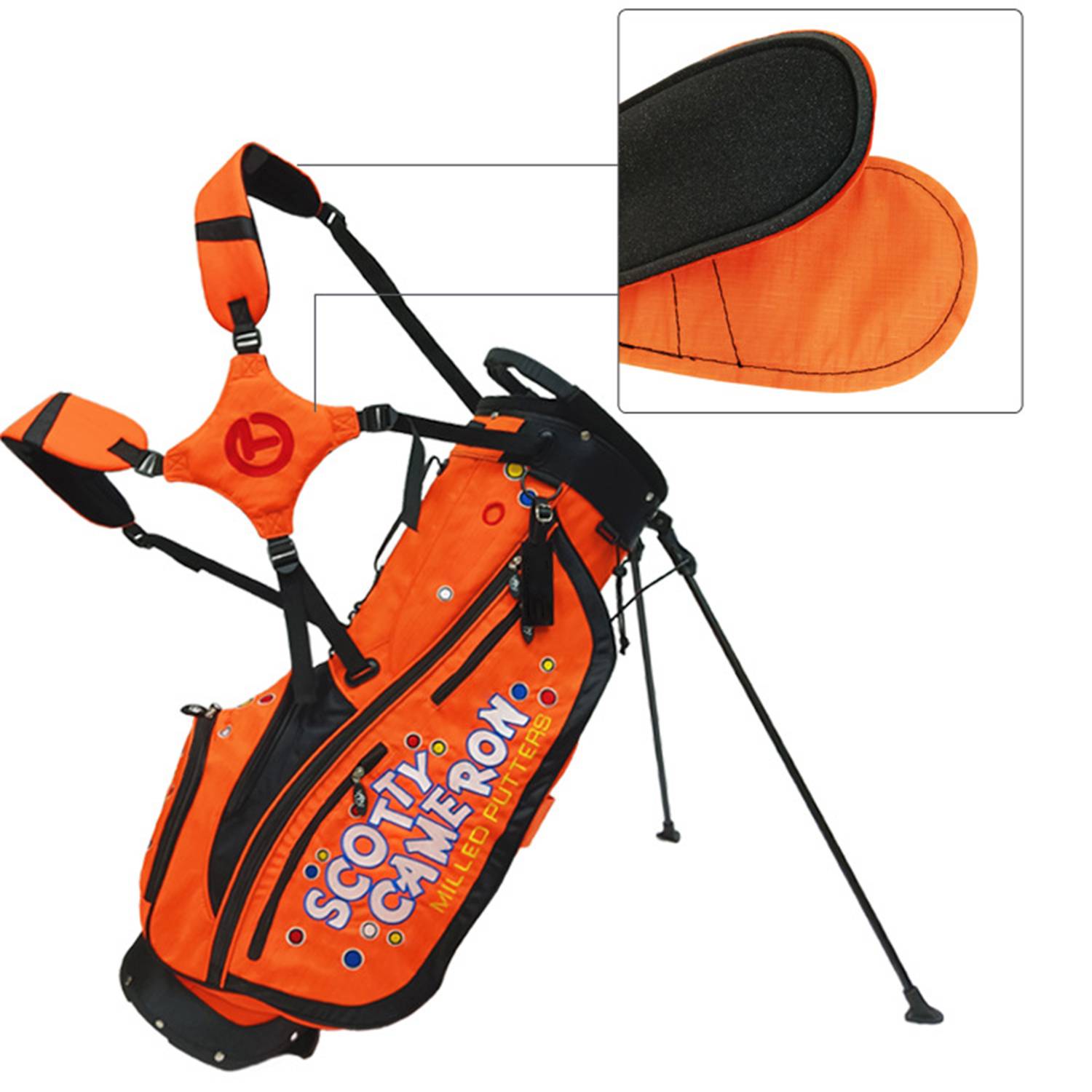 Waterproof Large Capacity Nylon Golf Stand Bag 9