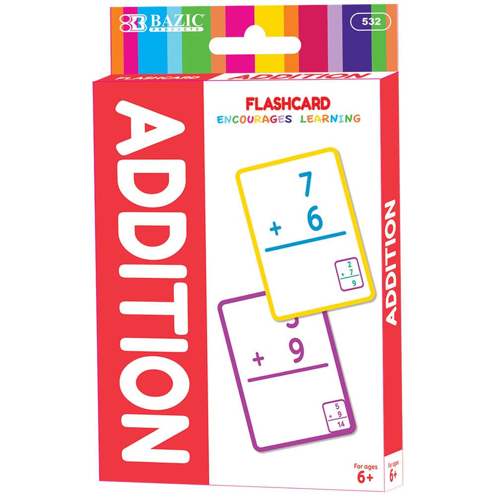 Addition Flashcards - 36 Cards per Pack 2
