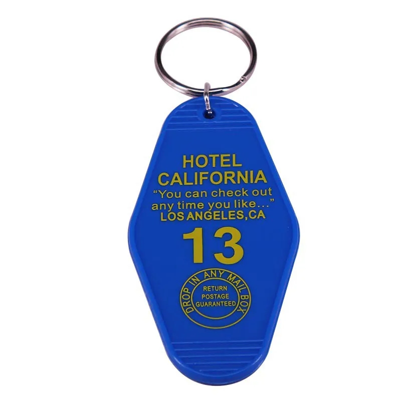 Old Style Motel Key Chains 6